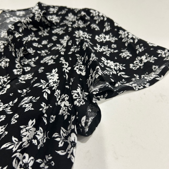 Kingston Grey Black and White Floral Jumpsuit - Picture 8 of 10